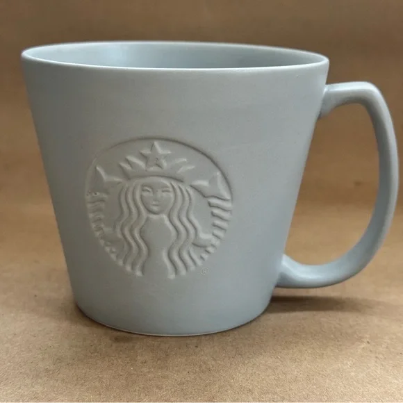 2019 Starbucks Blue/Grey Grande Logo Coffee Mug. 16oz - Picture 1 of 5